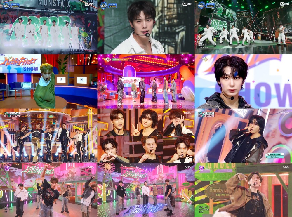 몬스타엑스, 컴백 첫 주 음악방송 활동 성료…‘엔 더 프론트’로 존재감 폭발