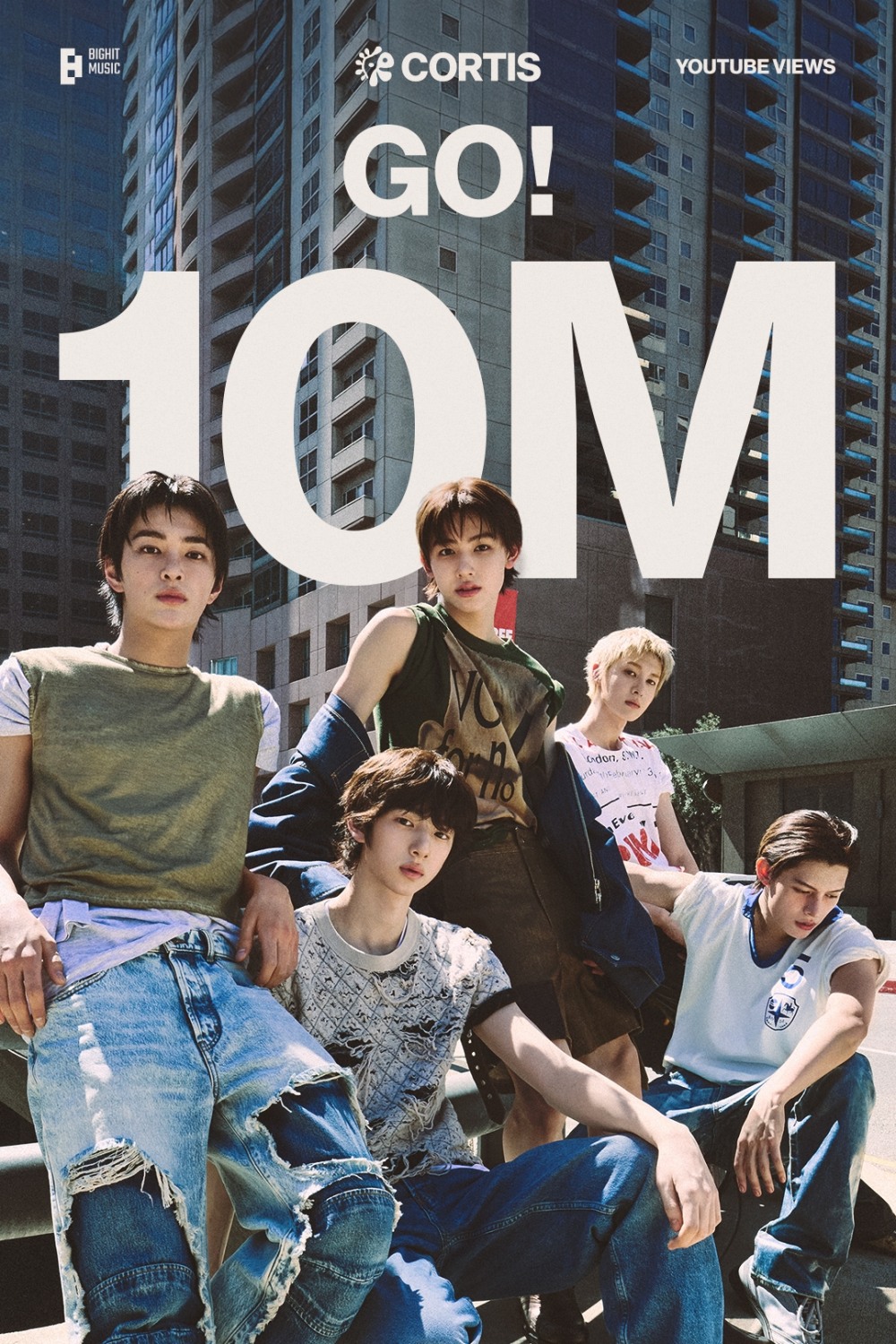 코르티스, ‘GO!’ 뮤직비디오 1천만 뷰 돌파…타이틀곡과 ‘더블 흥행’ 시동