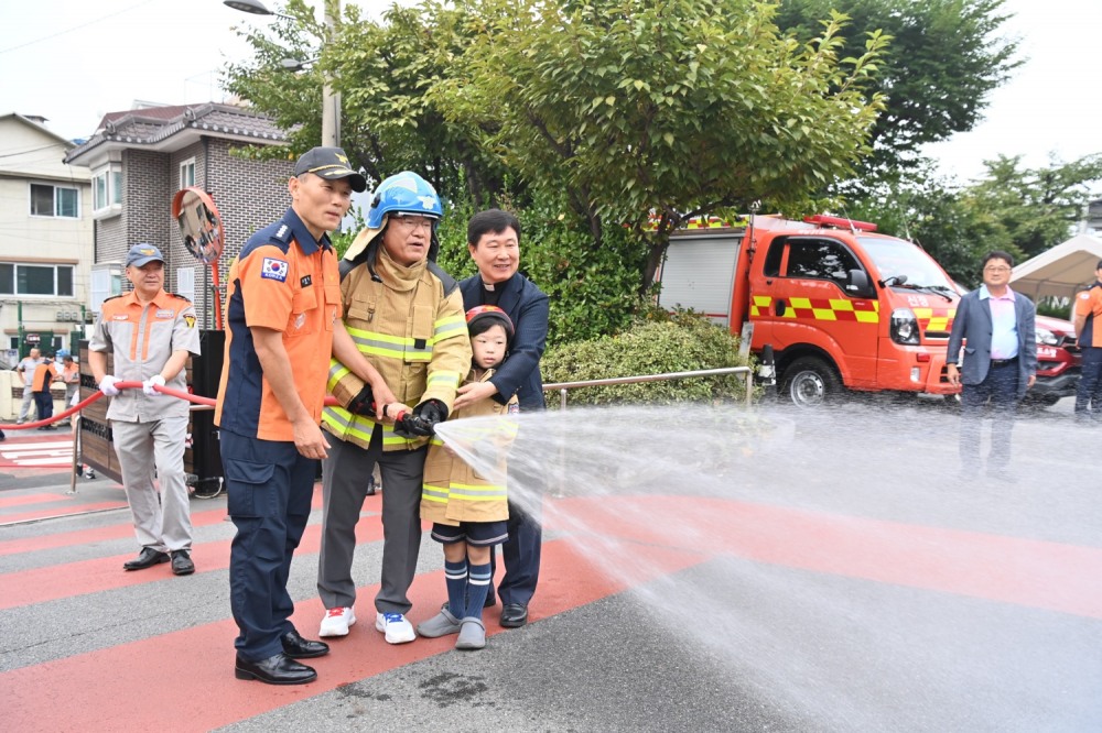 비상소화장치 설치 준공식