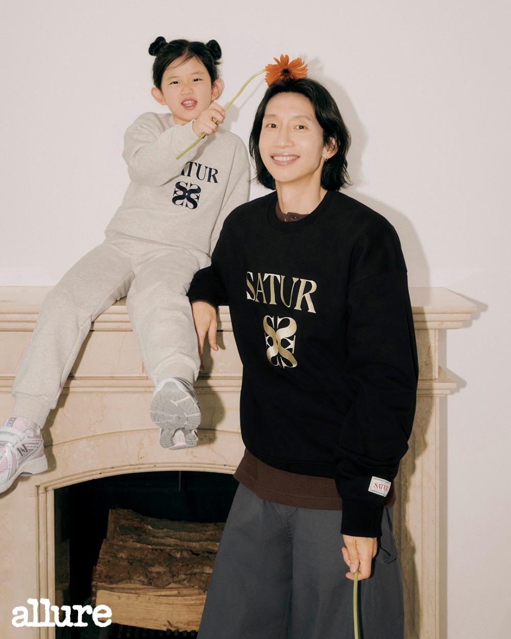 SATUR(세터), 첫 키즈 라인 출시…봉태규 패밀리와 패밀리룩 제안