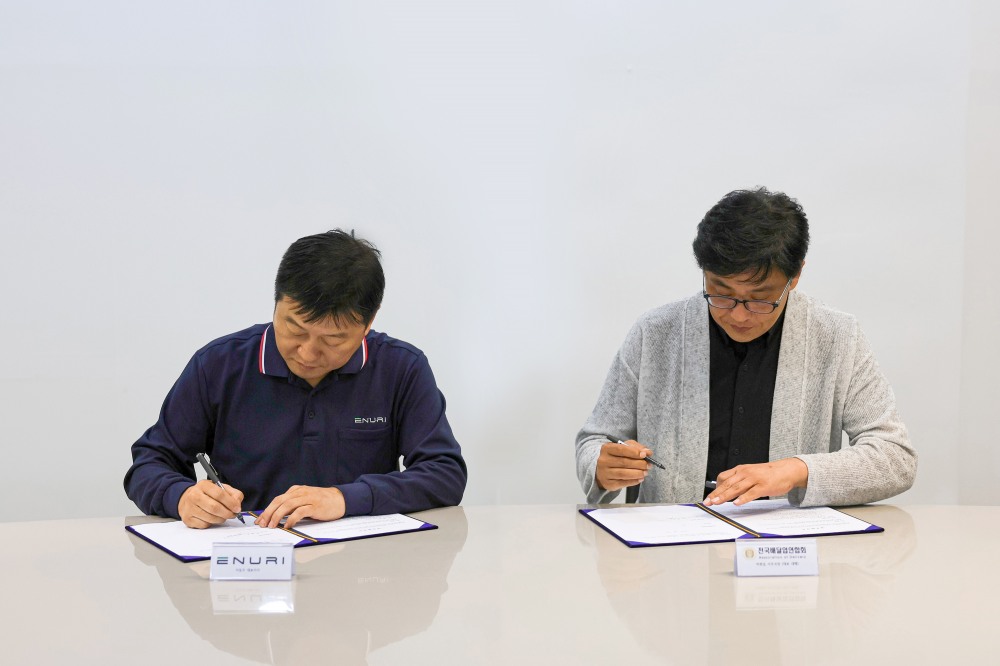 전국배달업연합회-㈜이누리, 전기오토바이 배달문화 확산 위해 맞손