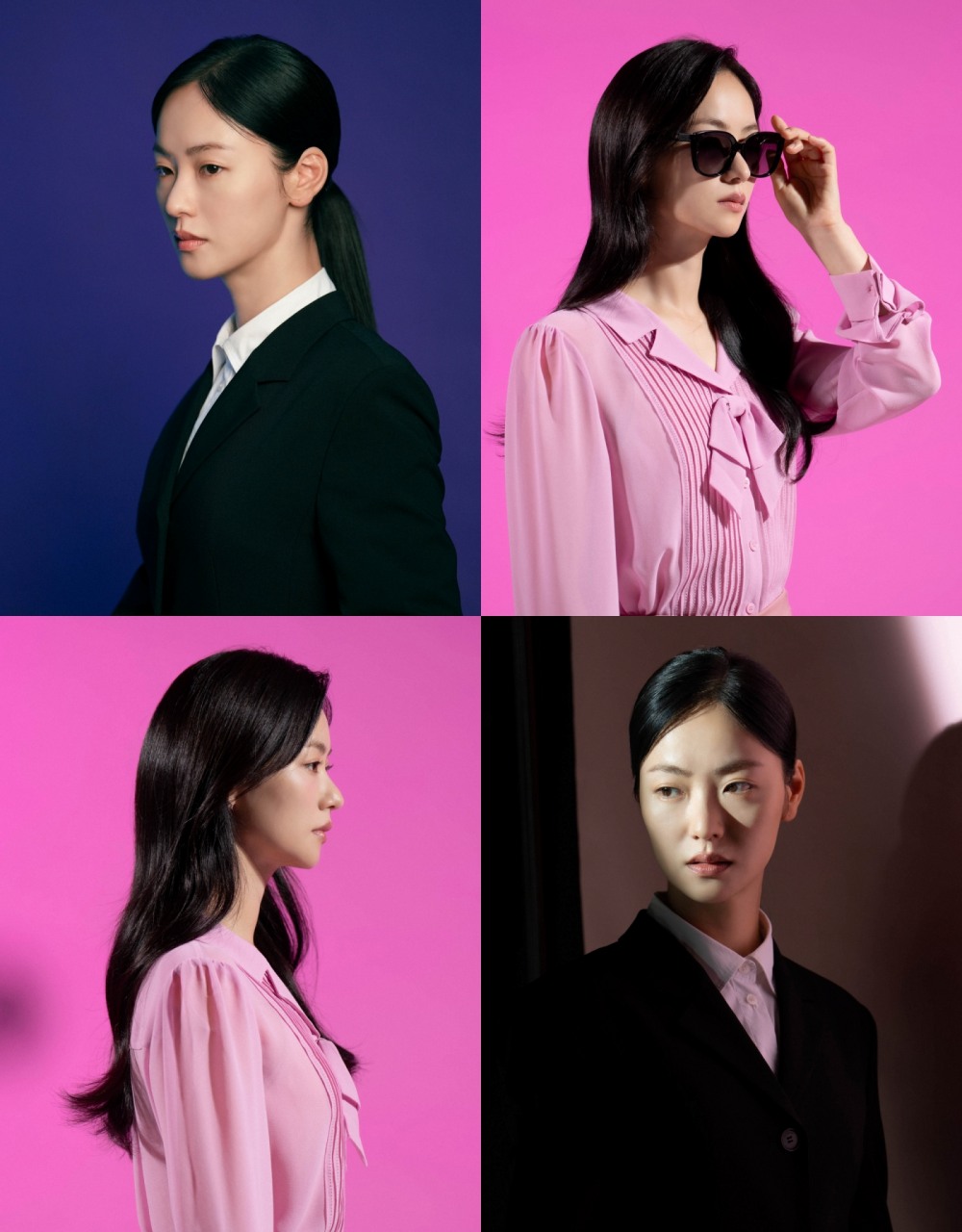 ‘착한 여자 부세미’ 전여빈, 포스터 촬영장 엿보기…김영란↔부세미 오가는 미스터리 두 얼굴