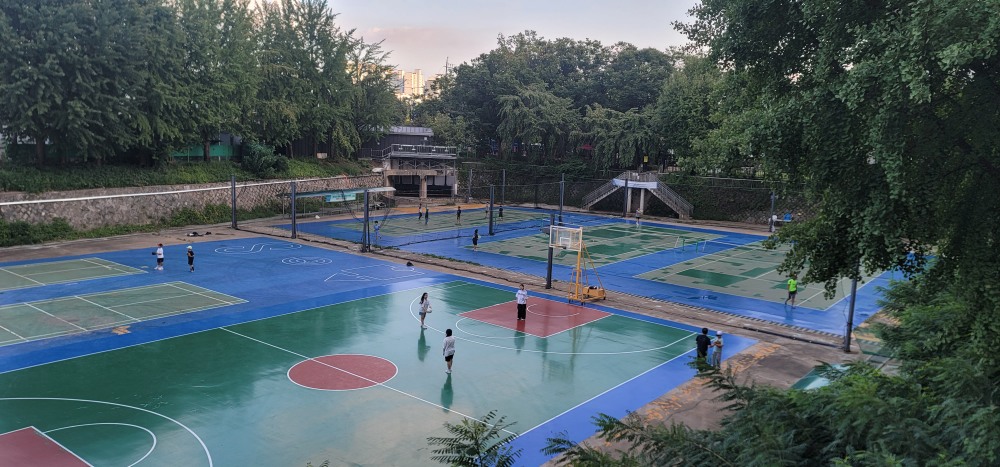 철산배수펌프장 유수지 유입구 수문 설치