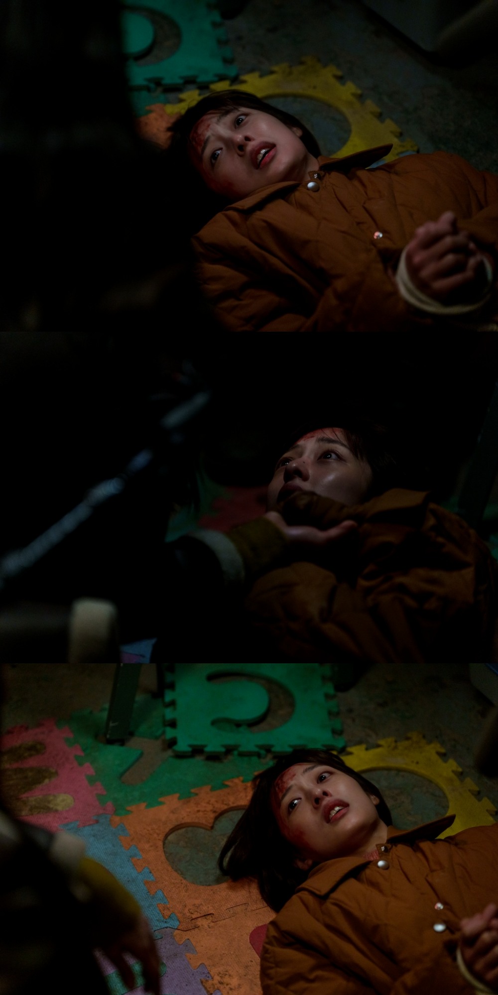 ‘사마귀: 살인자의 외출’ 김보라, 두 손 꽁꽁 묶인 채 피 철철 ‘불안감 증폭’