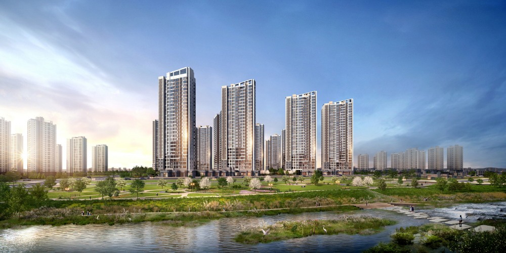 '아산모종 서한이다음 노블리스' 투시도