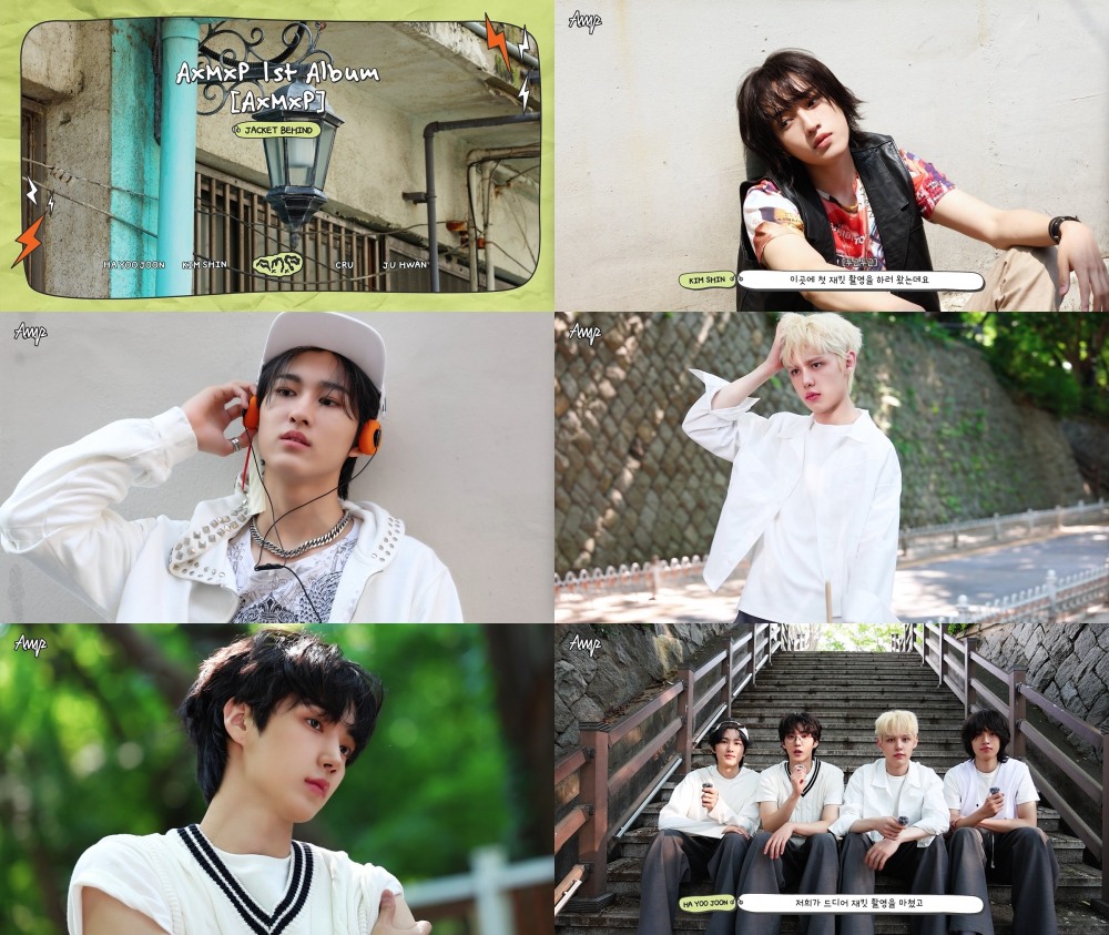 AxMxP, 첫 재킷 촬영의 설렘 담은 비하인드 영상 공개…훈훈 비주얼 자랑