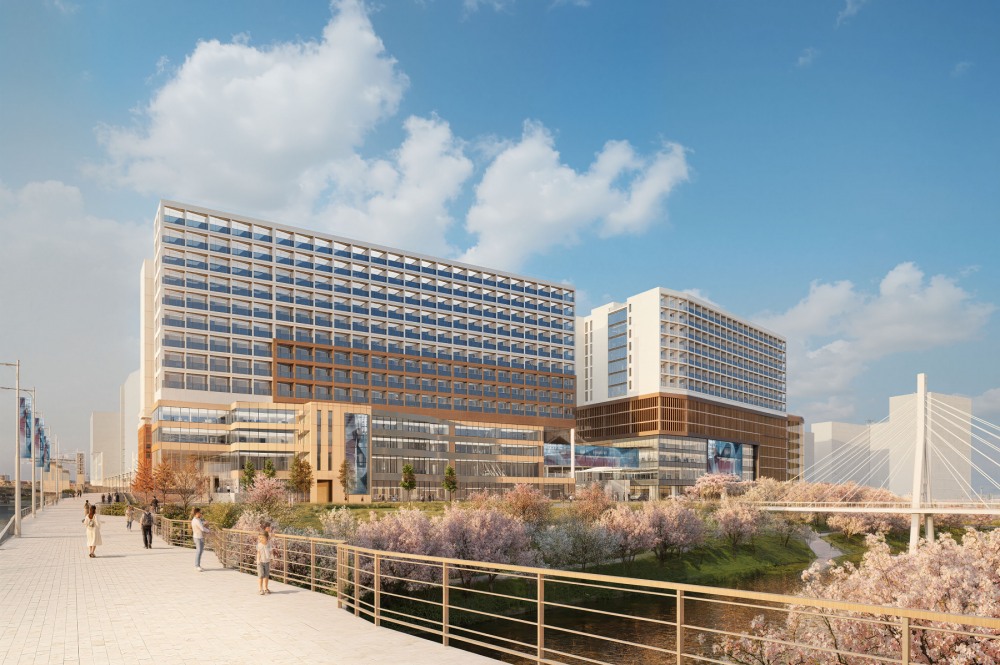 판교 봇들저류지 복합개발사업 조감도