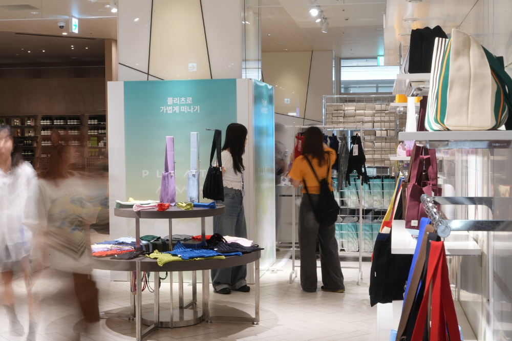 플리츠마마 시부야 팝업스토어 전경