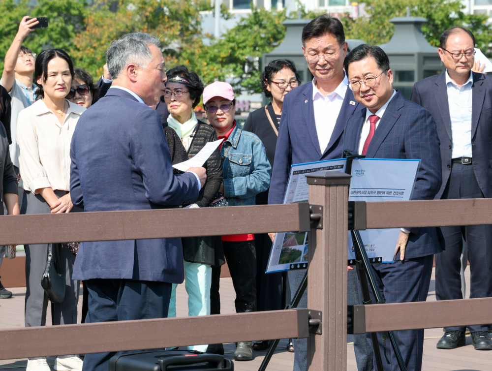 이장우 대전시장, "중구 현안 해결 위해 10억 지원"