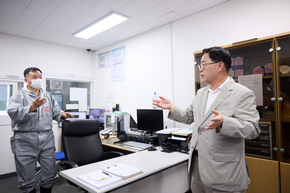 양주시 강수현 시장, 추석연휴 주요 현업기관 방문...근로자 격려