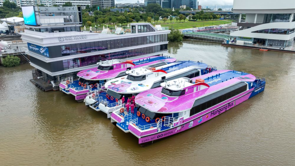 한강에서 바라본 여의도선착장(서울시 제공)