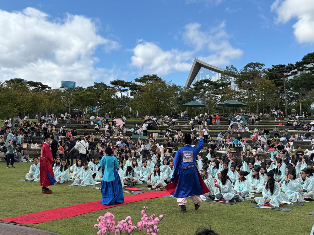 세종한글축제 한글대전 '세종 인재를 뽑다' 행사장면