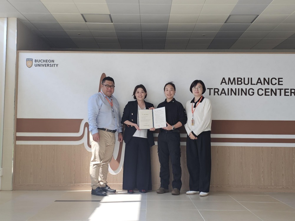 부천대학교 응급구조학과 – NAEMT KOREA, 가족회사 협약 체결