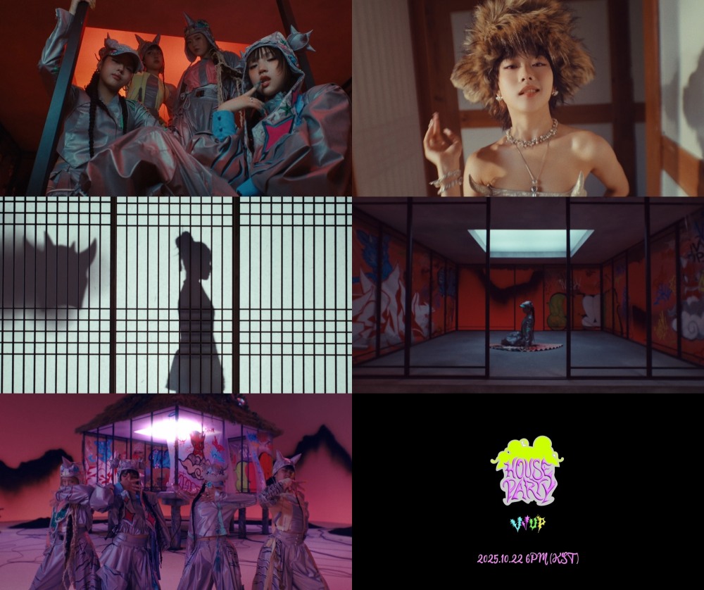 VVUP, 미니 1집 선공개곡 ‘House Party’ MV 티저 공개…‘전통+현대’ 한국적 미감