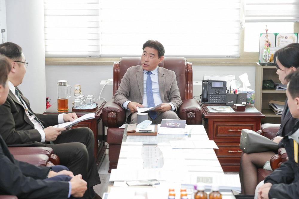 김운남 고양시의회 의장,고양산업진흥원 간담회