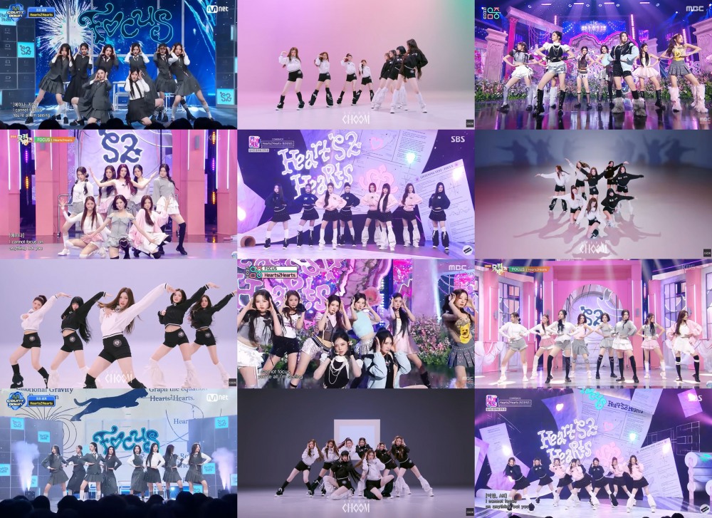 하츠투하츠, ‘FOCUS’ 감각적 안무 뜨거운 반응…역시 ‘칼각 퍼포먼스 대표주자’