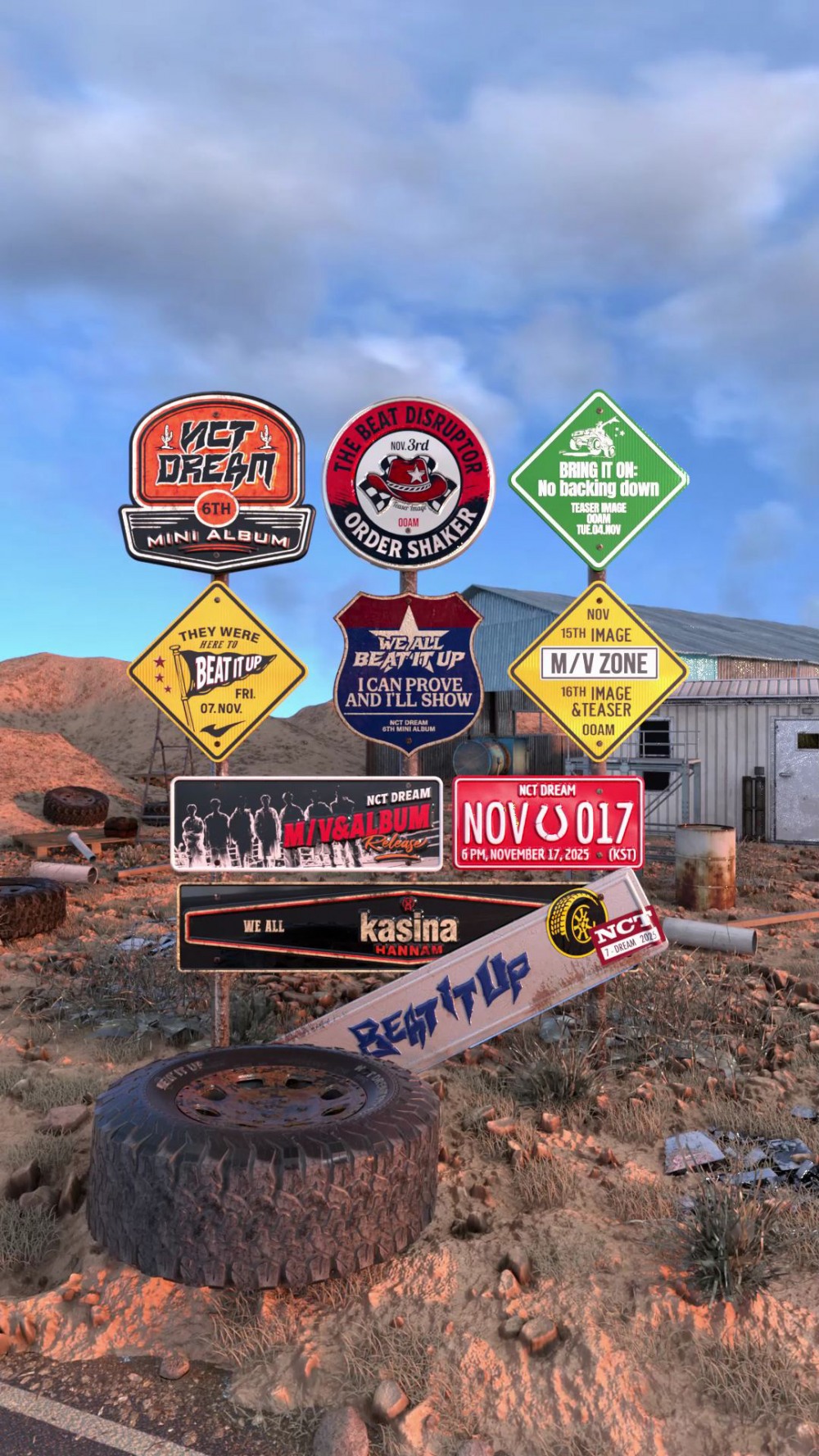 NCT DREAM, 미니 6집 ‘Beat It Up’ 스케줄 포스터 공개…다채로운 티저 콘텐츠 릴리즈 예고