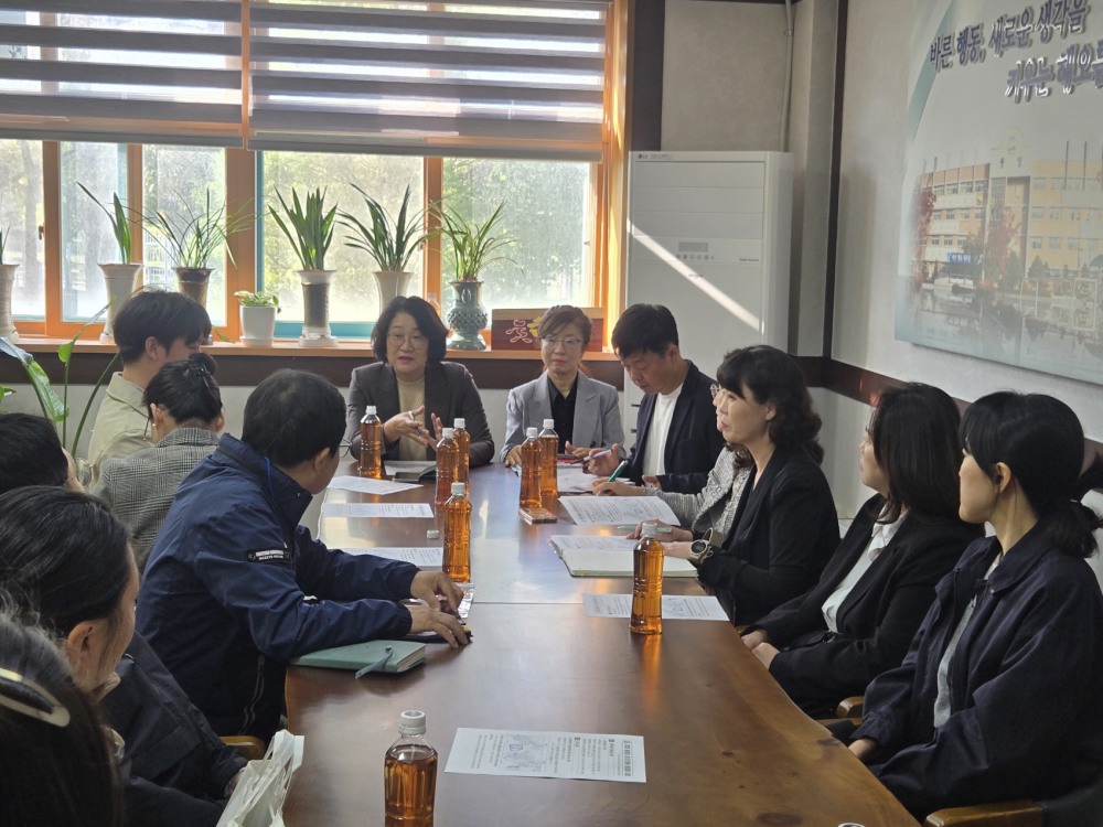 신미숙 경기도의원, 통학버스 운영 관련 간담회