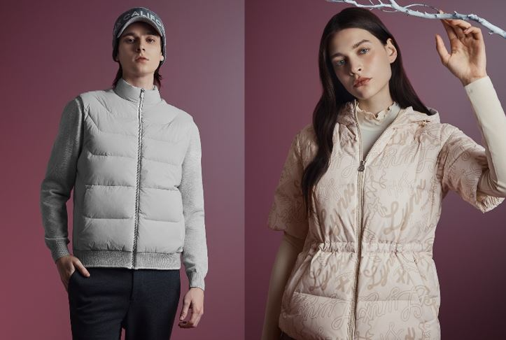 링스 골프웨어, 기능과 스타일 다잡은 다운 점퍼 인기