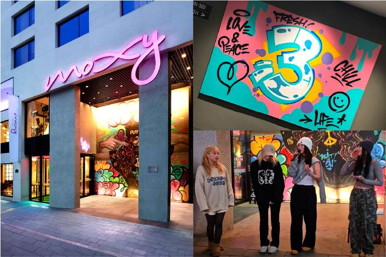 목시 서울 인사동, K-스트리트 아트 콜라보 프로젝트