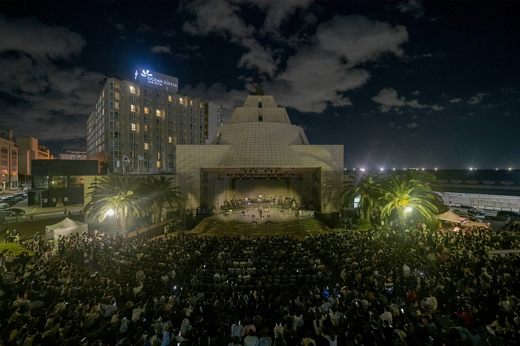 제주에서 개최된 '2025 음악실연자 페스티벌'을 가득 메운 6천 여 명의 관객들
