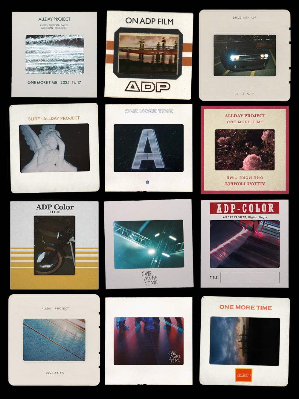 ALLDAY PROJECT, 새 디지털 싱글 'ONE MORE TIME' 슬라이드 필름 공개…신곡 무드 엿보기