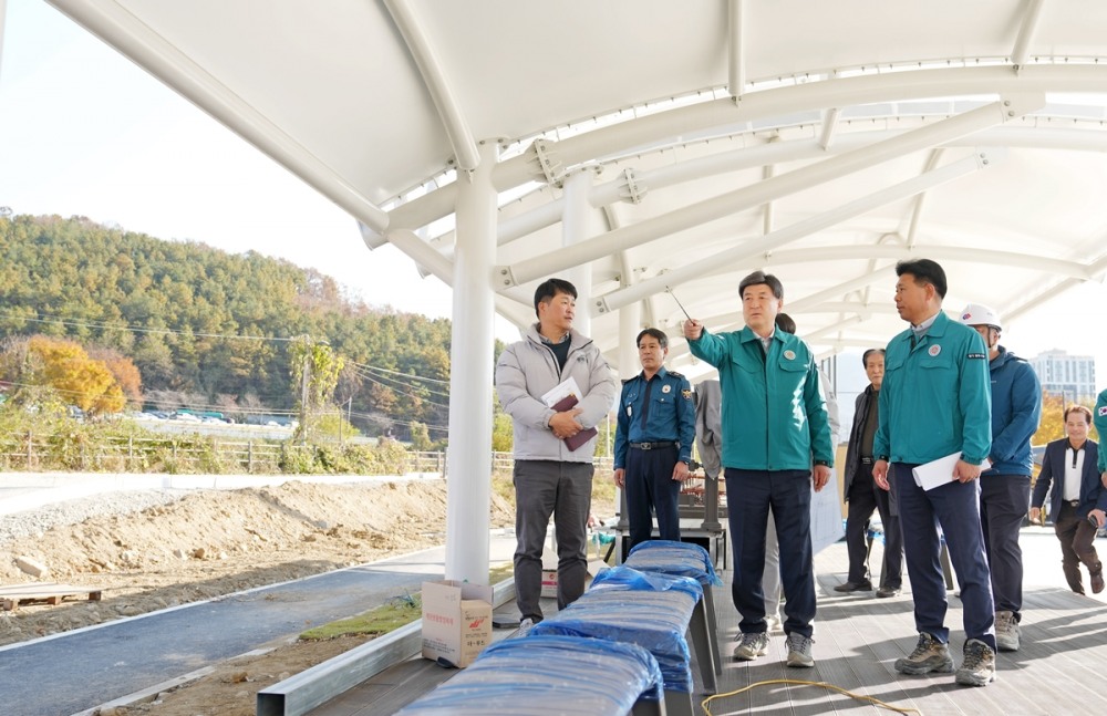 방세환 광주시장, 동절기 대비 대형 공사현장 안전 점검