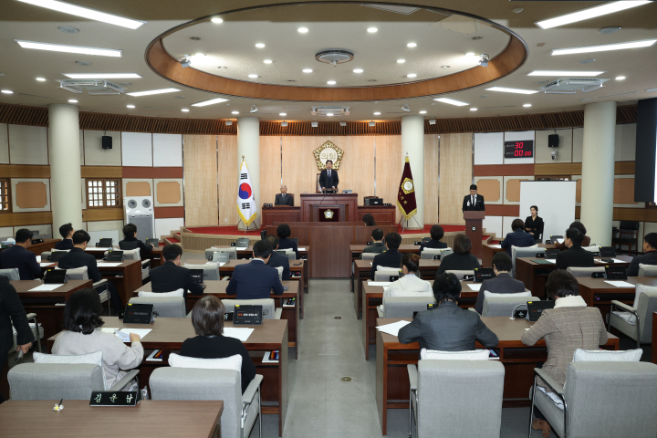 고양특례시의회,제299회 제2차 정례회 개회