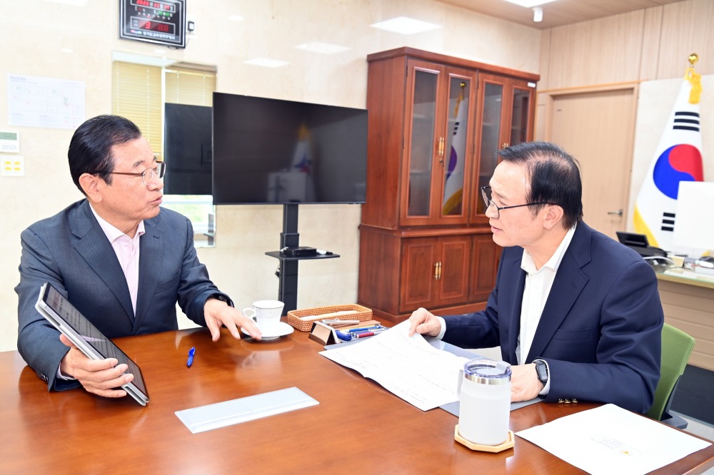 이현재 시장,경기도교육청 임태희 교육감과 면담