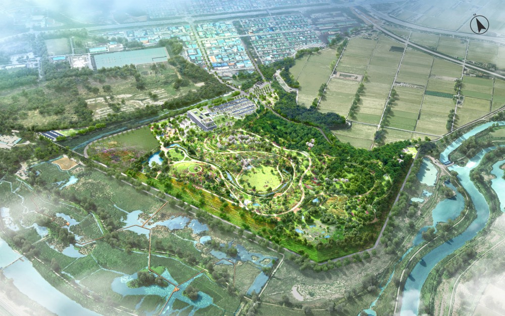 경기지방정원 공식 이름 ‘새로숲’조감도