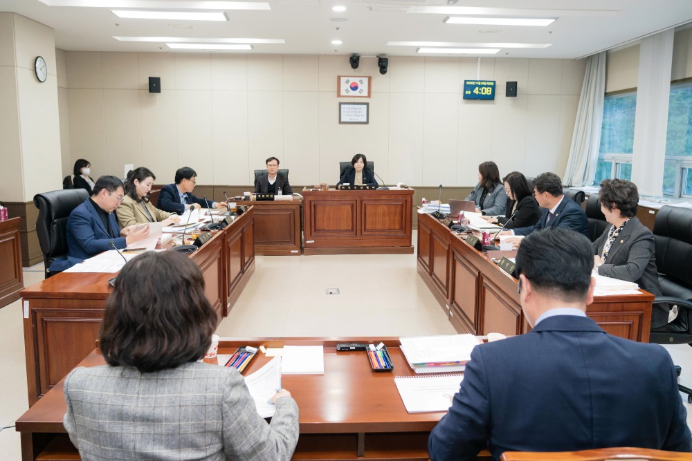 농업기술센터와 기후환경위생국 4일차 행정사무감사