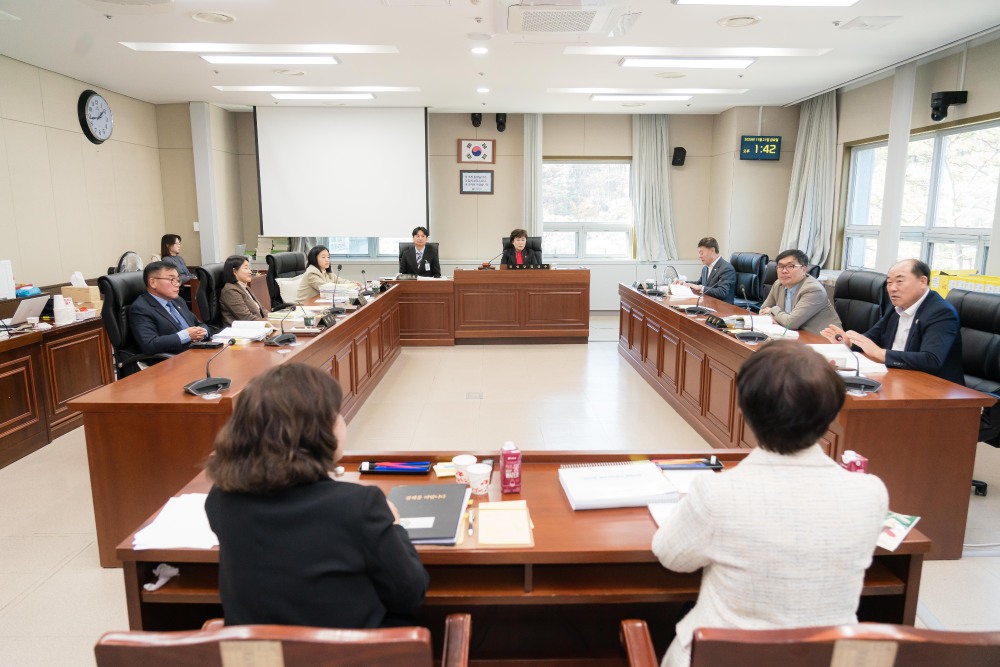 용인특례시의회 문화복지위원회 행정사무감사