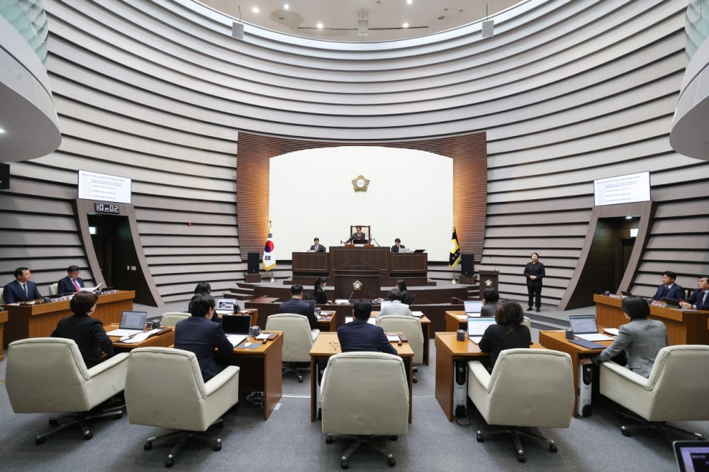 광주시의회 제321회 제2차 정례회 개회