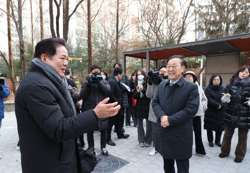 국토부 평촌신도시 선도지구 현장 방문