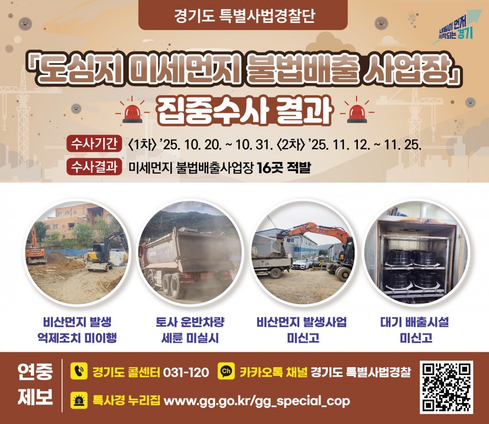 경기도 특별사법경찰단 포스터 (경기도 제공)