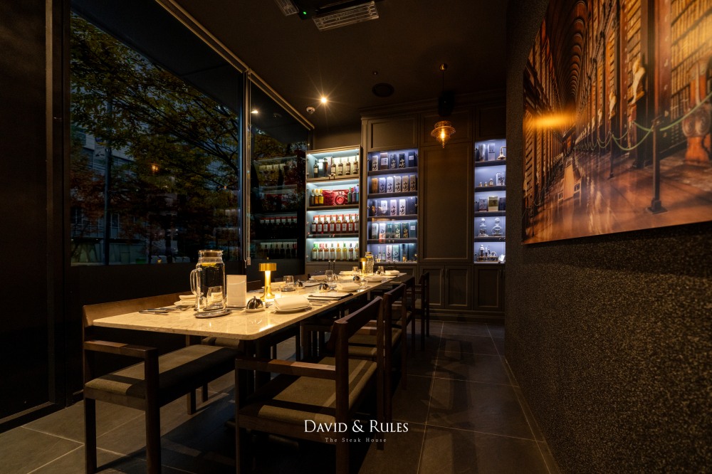 판교 데이빗앤룰스, 프라이빗한 다이닝 위한 ‘The Chamber Room’ 운영