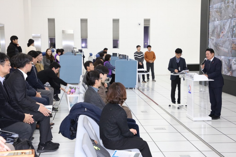 자율주행자동차 위탁운영사업 성과보고회 (안양시 제공)