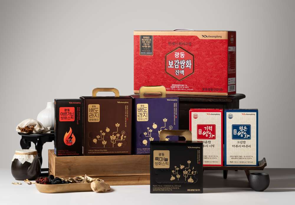 광동생활건강, 라이프스타일 맞춤형 쌍화 신제품 3종 첫선