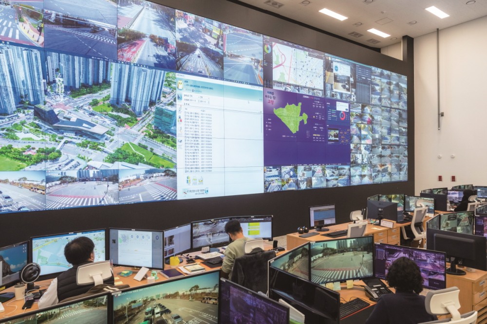 고양 스마트시티센터 관제실