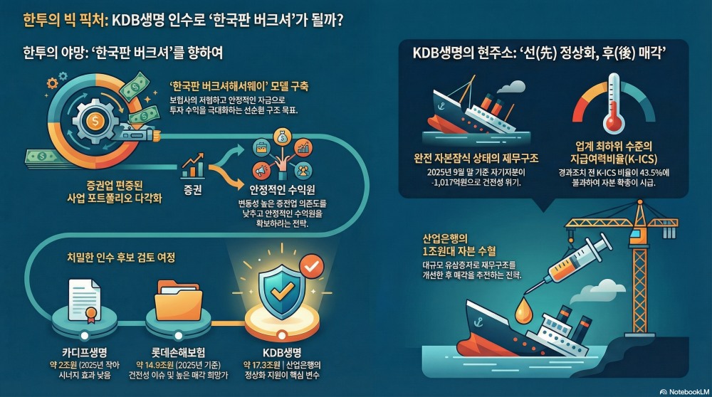 한투금융지주, KDB생명 인수 최종결단 ‘초읽기’