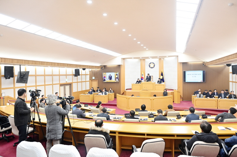 제261회 파주시의회 임시회 개회 (파주시의회 제공)