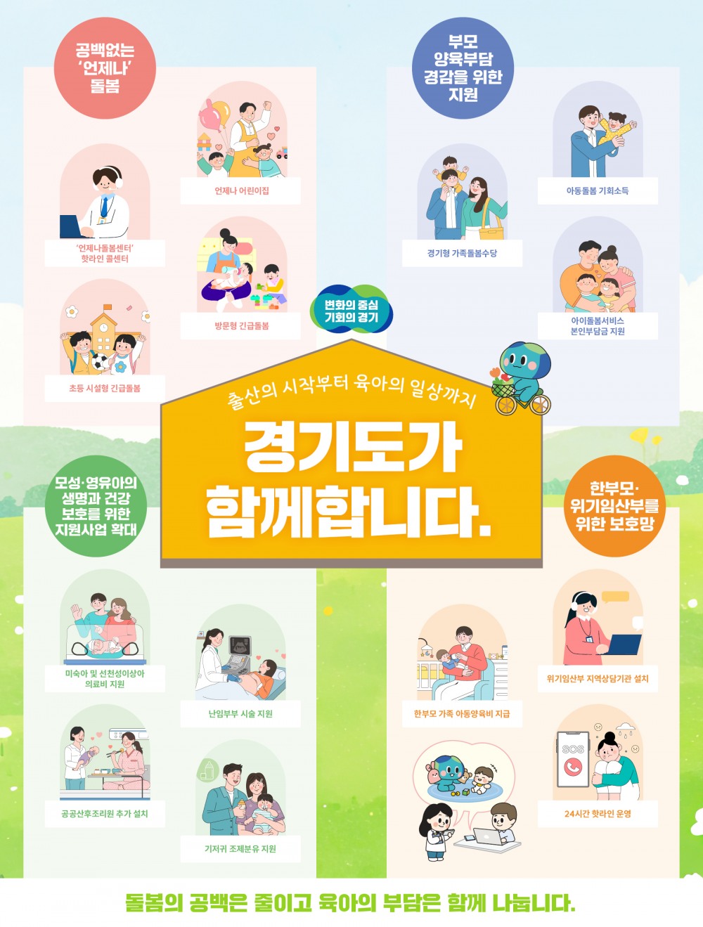 행복한 출산과 육아, 경기도가 함께합니다 포스터