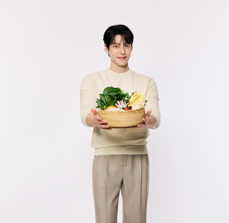 샤브올데이 모델 김우빈, 12월 배우 브랜드평판 1위...브랜드 신뢰도 동반 상승