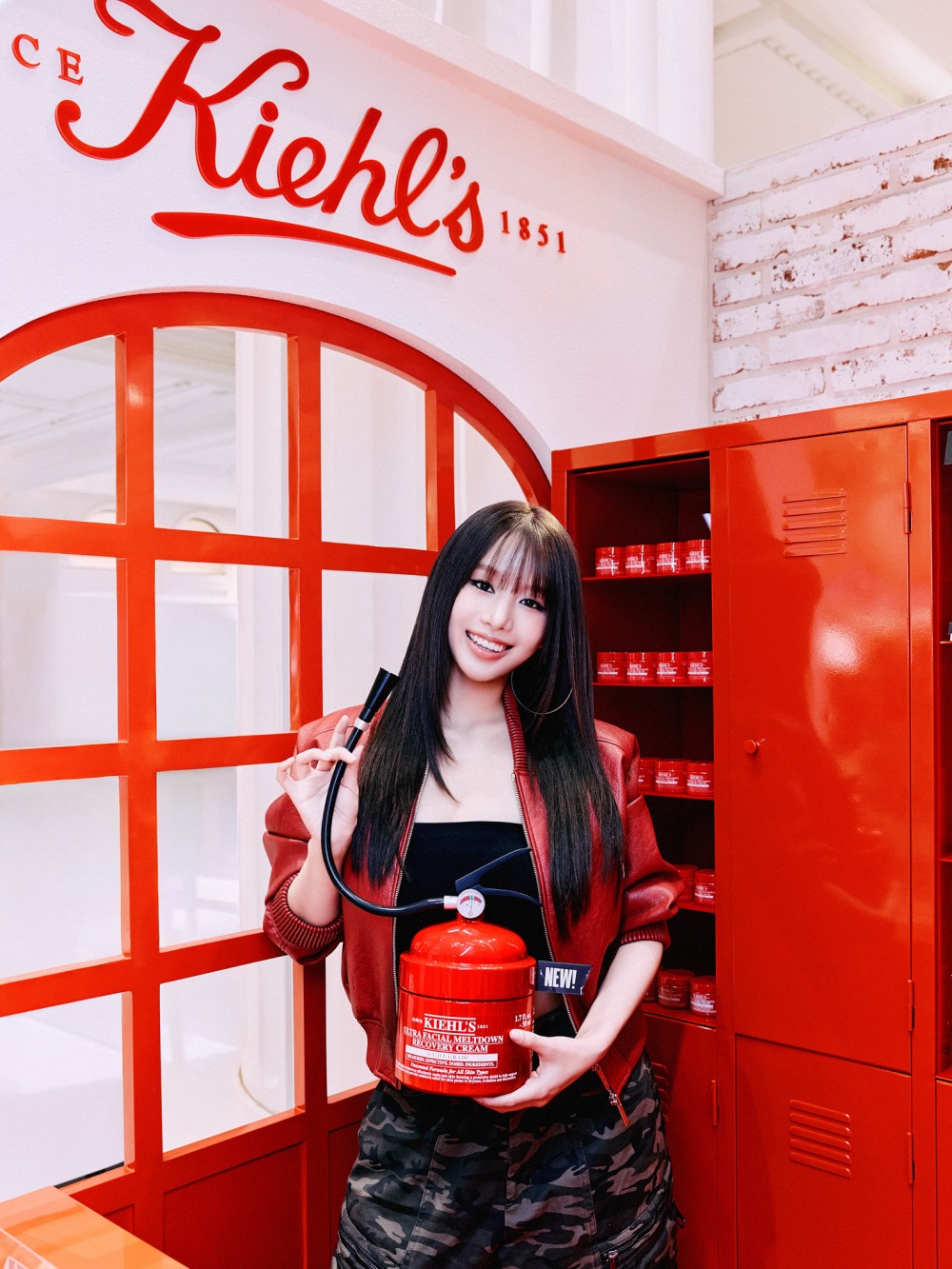 키엘 울트라 응급 구조대 신세계백화점 강남점 팝업스토어 나띠 참석 / 사진제공=키엘