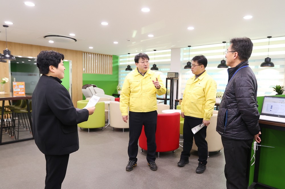 안치권 부시장 한파 대응 실태 점검