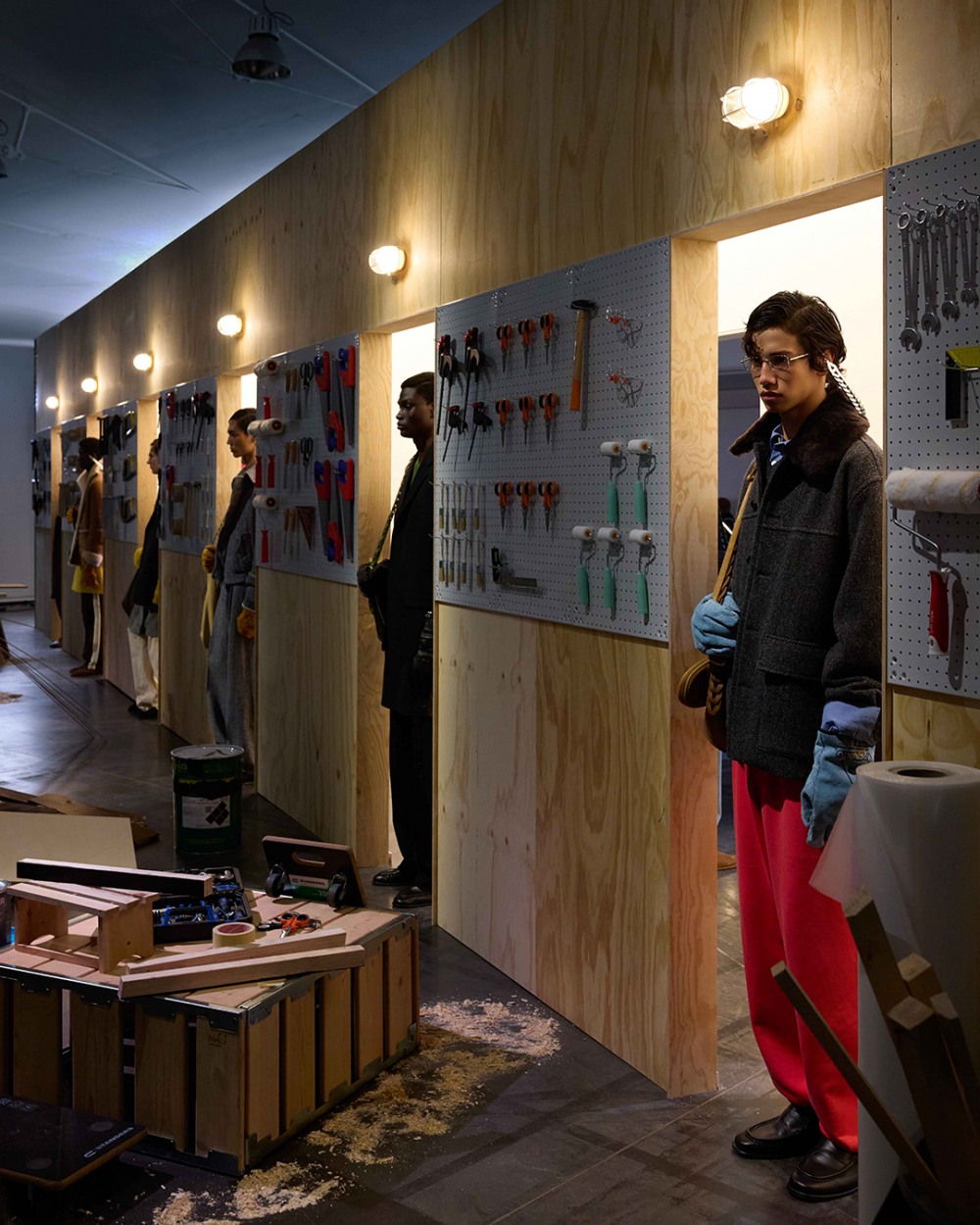 디자이너 우영미의 대표 브랜드, 솔리드옴므의 2026fw 파리 컬렉션 쇼 / 사진제공=우영미