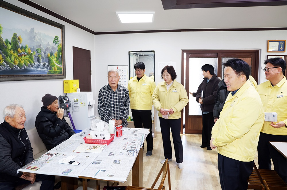 결빙 취약구간 및 한파쉼터에 대한 현장점검