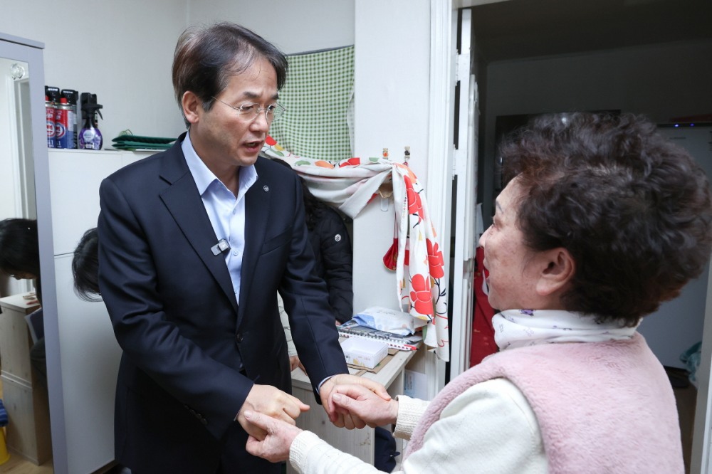 한파 대비 독거 어르신 가정 방문