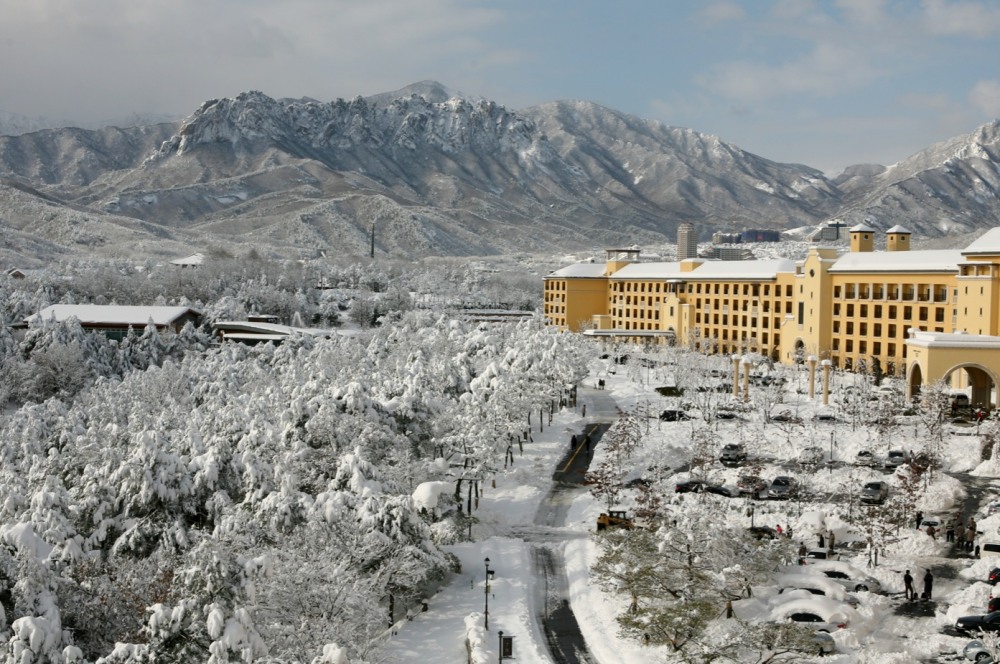 한화리조트 설악 쏘라노 겨울 전경