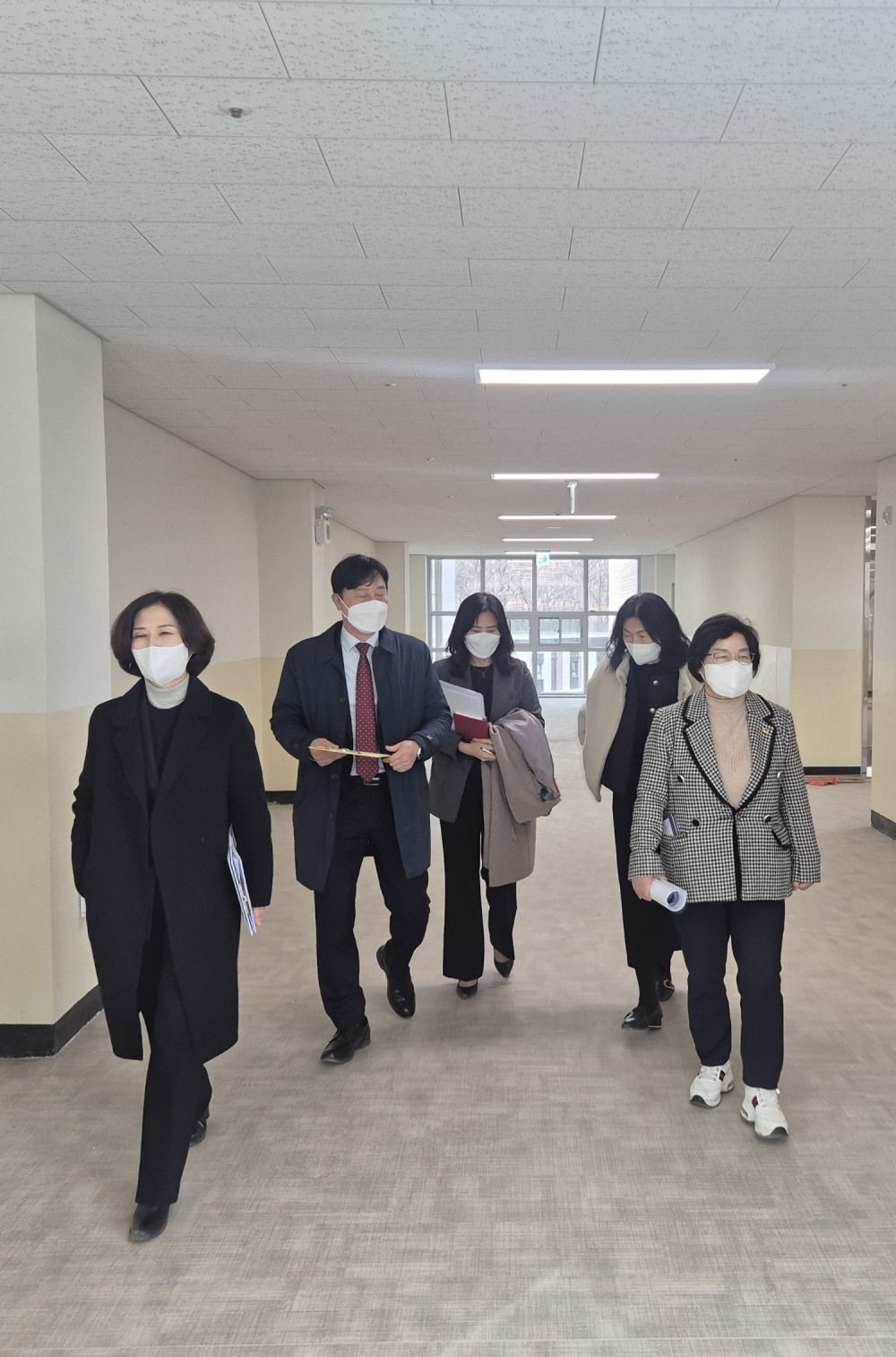 의왕푸른초등학교와 백운호수중학교 개교 전 현장점검